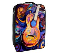 Borse per scarpe da viaggio per l'imballaggio,Borsa da viaggio per scarpe,la musica di arte astratta nota la chitarra