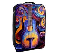 Borse per scarpe da viaggio per l'imballaggio,Borsa da viaggio per scarpe,la musica di arte astratta nota la chitarra