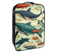 Borse per scarpe da viaggio per l'imballaggio,Borsa da viaggio per scarpe,Modello animale di arte balena