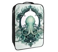 Borse per scarpe da viaggio per l'imballaggio,Borsa da viaggio per scarpe,Modello blu astratto animale marino