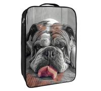Borse per scarpe da viaggio per l'imballaggio,Borsa da viaggio per scarpe,modello di bulldog carino cane