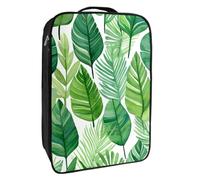 Borse per scarpe da viaggio per l'imballaggio,Borsa da viaggio per scarpe,Modello di foglie tropicali hawaii
