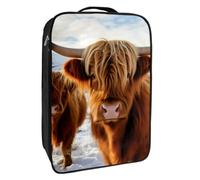 Borse per scarpe da viaggio per l'imballaggio,Borsa da viaggio per scarpe,mucca di terra alta animale