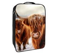 Borse per scarpe da viaggio per l'imballaggio,Borsa da viaggio per scarpe,mucca di terra alta animale