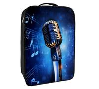 Borse per scarpe da viaggio per l'imballaggio,Borsa da viaggio per scarpe,Nota musicale modello Galaxy blu