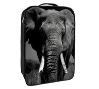Borse per scarpe da viaggio per l'imballaggio,Borsa da viaggio per scarpe,Ritratto del fronte dell'elefante asiatico