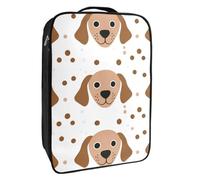 Borse per scarpe da viaggio per l'imballaggio,Borsa da viaggio per scarpe,Stampe della zampa di cani svegli del fumetto