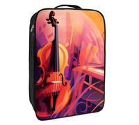 Borse per scarpe da viaggio per l'imballaggio,Borsa da viaggio per scarpe,strumenti musicali astratti di arte jazz
