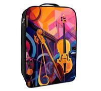 Borse per scarpe da viaggio per l'imballaggio,Borsa da viaggio per scarpe,strumenti musicali astratti di arte jazz