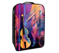 Borse per scarpe da viaggio per l'imballaggio,Borsa da viaggio per scarpe,strumenti musicali astratti di arte jazz