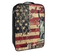 Borse per scarpe da viaggio per l'imballaggio,Borsa da viaggio per scarpe,vintage bandiera americana statua della libertà