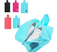 Borse per scarpe per pacchetto di viaggio di 5, organizzatore di stoccaggio scarpe con chiusura a cerniera