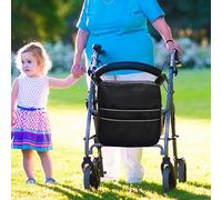 Borse per sedia a rotelle, zaino per sedia a rotelle, con strisce riflettenti, borsa portatile per ospedale, corse di viaggio, aereo, scooter per adulti, esterni, riabilitazione