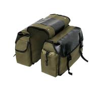 Borse per sella moto Borsa Da Bicicletta Impermeabile Per Portapacchi Posteriore Per Moto Per Bagagli Per Portapacchi Doppia Borsa Da Bicicletta Coda Borsa(Type 2 Green)