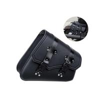 Borse per sella moto Borse Laterali Universali Moto In Pelle PU Borsa Portautensili Con Portaborraccia, Borsa Per Bagagli Da Cafe Racer Impermeabile Per Cruiser E Custom. Coda Borsa(1piece Right)