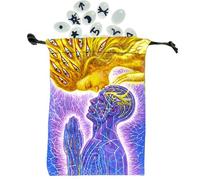 Borse Per Tarocchi E Sacchetti, Portacarte In Tessuto Per Tarocchi Oracolo, Custodia Stile Gotico per Apprendere Divinazione Gioielli Halloween Trucco Principianti Bambini Gioco