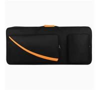 Borse Per Tastiere Di Pianoforte Organo elettronico Custodia for pianoforte Custodia imbottita Borsa for tastiera Strumento protettivo Zaino impermeabile antishock portatile 61 tasti(Black)