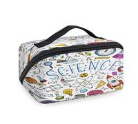 Borse per trucchi da viaggio per formule fisiche per donne uomini ragazze ragazzi formule scientifiche sacchetto di lavaggio borsa portatile articoli da toeletta cosmetici organizer borsa da doccia