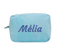 Borse per trucchi personalizzate con ricamo per donna,Pochette per trucchi personalizzate con nome,Borse per trucchi da viaggio portatili da regalare a damigelle, spose e amiche