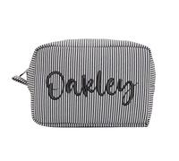Borse per trucchi personalizzate con ricamo per donna,Pochette per trucchi personalizzate con nome,Borse per trucchi da viaggio portatili da regalare a damigelle, spose e amiche