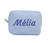 Borse per trucchi personalizzate con ricamo per donna,Pochette per trucchi personalizzate con nome,Borse per trucchi da viaggio portatili da regalare a damigelle, spose e amiche