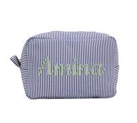 Borse per trucchi personalizzate con ricamo per donna,Pochette per trucchi personalizzate con nome,Borse per trucchi da viaggio portatili da regalare a damigelle, spose e amiche