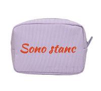 Borse per trucchi personalizzate con ricamo per donna,Pochette per trucchi personalizzate con nome,Borse per trucchi da viaggio portatili da regalare a damigelle, spose e amiche