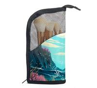 Borse per trucco da donna,Borsa da toilette per uomo,Borsa cosmetica da viaggio, A90w5kn8zrc, 9.4x4.9 in, Comodi