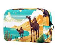 Borse per trucco da donna,Borsa da toilette per uomo,Borsa cosmetica da viaggio, I16y3cd0dva, 7.3x3x5.1 in, alla moda