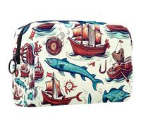 Borse per trucco da donna,Borsa da toilette per uomo,Borsa cosmetica da viaggio, R97j8gp7ahk, 7.3x3x5.1 in, alla moda