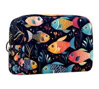Borse per trucco da donna,Borsa da toilette per uomo,Borsa cosmetica da viaggio, R98p3mo4oif, 7.3x3x5.1 in, Multiuso