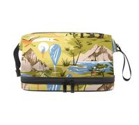Borse per trucco da donna,Borsa da toilette per uomo,Borsa cosmetica da viaggio, T33e8ia8lwu, 10.6x5.9x5.5 in, moderno