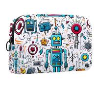 Borse per trucco da donna,Borsa da toilette per uomo,Borsa cosmetica da viaggio, Y03f4co2ctu, 7.3x3x5.1 in, Multiuso