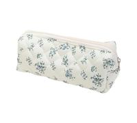 Borse per trucco floreale da donna, borsa, Brown S | Astucci per trucco in cotone, borsa per organizer da viaggio con fiori, borse estetiche, accessori da viaggio