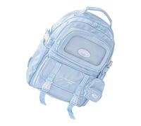 Borse per zaino Ita,Borsa a tracolla trasparente Spille trasparenti Display Zaino da viaggio Borse per la scuola Anime Cosplay Zaino Ita