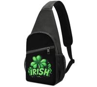 Borse Petto Irish Clover Poliestere Zaino A Monospalla Antifurto Zainetto Per Viaggio Donna Palestra 19X39Cm