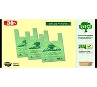 Borse Plastica Biodegradabili Shopper Medie Mater bi shopper compostabili sacchetti formato 30x55