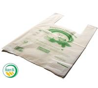 BORSE PLASTICA BIODEGRADABILI SHOPPERS COMPOSTABILI 27x15x50 500 pz