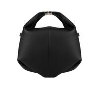 Borse Polene da donna, borsa per gnocchi, borse Polene cyme, borse di lusso per le donne, borse di lusso in ecopelle alla moda con manico superiore, nero, Small