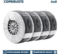 Borse Porta Pneumatici AUDI 100-80 ORIGINALI con Logo Copri Ruote 14"-20" Stocca