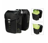 Borse portabagagli impermeabili Basil Miles 34L (x2) Nero