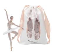 Borse portaoggetti per scarpe | Borsa portaoggetti con coulisse per scarpe da ballo antipolvere | Tasche leggere antipolvere per accessori da balletto da viaggio palestra, champagne, Se référer au