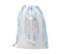 Borse protettive per scarpe, borse con coulisse per piedi da ballo | Custodia organizer leggera in raso lavabile accessorio per danza per donne e ragazze, blu cielo, Consulte la descripción, Vedere la