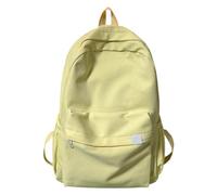 Borse Ragazza - Zaino da Donna Elegante Grande capacità Carino Morbido Leggero E Resistente per La Scuola L'Università E I Viaggi (Yellow One Size)