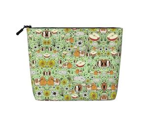 Borse riutilizzabili della stampa della cavia dello spuntino, borsa dell'attrezzatura da toeletta di viaggio di grande capacità, borse di trucco con la chiusura lampo