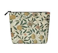 Borse riutilizzabili della stampa delle piante e dei frutti dello spuntino, borsa da toilette di viaggio di grande capacità, borse di trucco con la chiusura lampo