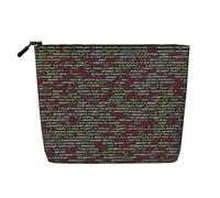 Borse riutilizzabili della stampa di codice di programmazione del programmatore dello spuntino, borsa da toilette di viaggio di grande capacità, borse di trucco con la chiusura lampo