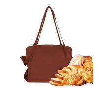 Borse riutilizzabili per la spesa, da viaggio, pieghevoli, per fiere, picnic, supermercati, traslochi, campeggio, lezioni di fitness, Marrone chiaro, Refer to description