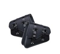 Borse Sella Moto Viaggio Borse Laterali Universali Per Moto In Pelle PU, Borsa Portautensili Con Portaborraccia Borsa Per Bagagli Cafe Racer Impermeabile Per Cruiser E Custom Borsa Moto Posteriore(A P