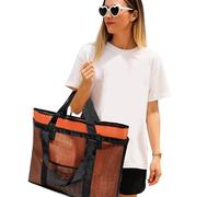 Borse Spiaggia Donna | Borse Spiaggia Impermeabili Antisabbia,Zainetto Giornaliero Impermeabile Leggero per Donne con Moschettone Accessori per Tutti
